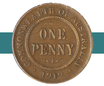 Australia 1919 Penny VF-EF